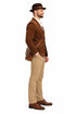 Zacchi Men’s Cognac Micro Suede Sport Coat