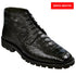 Zapato Botín Piel Caiman Panza Color Negro LAB-ZA2068205
