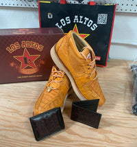 Zapato Piel Caiman y Avestruz LAB-ZA050202
