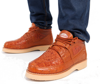 Zapato Piel de Cocodrilo Caiman y Avestruz LAB-ZA050203