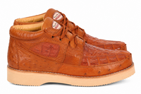 Zapato Piel de Cocodrilo Caiman y Avestruz LAB-ZA050203