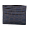 Zelli Genuine Crocodile Card Holder in a Rich Nicotine Finish