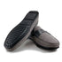 Zelli Monza Suede and Caiman Crocodile Driving Loafers in Gray
