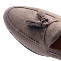 Zelli Naples Suede Tassel Loafers in Mocha | A Versatile Italian Classic