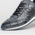 Zelli Rio Genuine Ostrich Quill Sneakers in Faded Black
