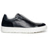 Zelli Spettacolare Calfskin & Suede Slip-On Sneakers in Black
