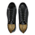 Zelli Vento Woven Calfskin & Crocodile Embossed Sneakers in Black