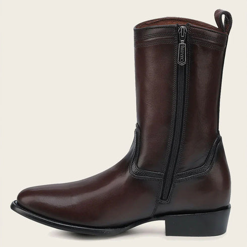 Chocolate Round Toe Boot