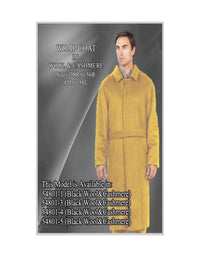 Mens Alberto Nardoni Full Length Camel Overcoat