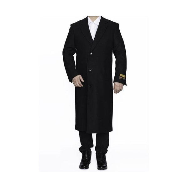 Mens Black Big And Tall Trench Coat Raincoats Overcoat / Topcoat