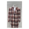 Camel Mens Plaid Overcoat - Checkered Carcoat - 100% Wool Three Quarter Peacoat