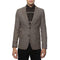 Mens Slim Fit Tweed Houndstooth checkered Patterned Blazer