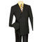 Mens Double Breasted Black Vinci Mens Blazer Sport Coat Jacket