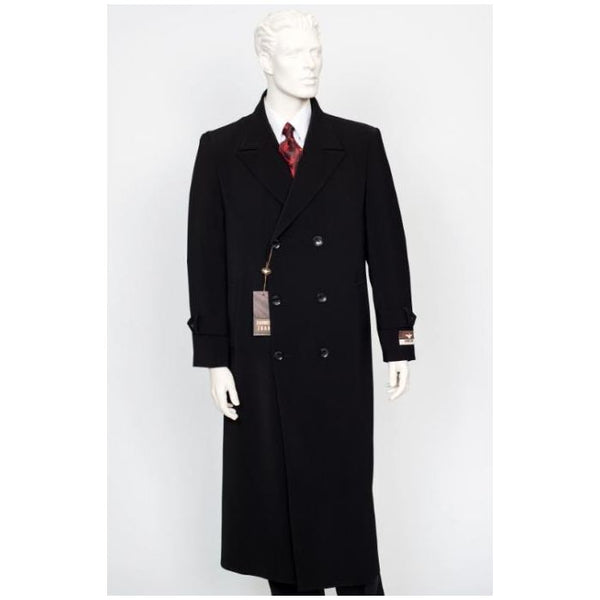 Mens full length wool overcoat best sale