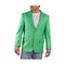 Alberto Nardoni Regular Fit Green Linen Blazer