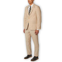 Mens Alberto Nardoni fully lined double vented natural wool overcoat