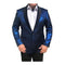 Alberto Nardoni Royal Blue Black Shawl Lapel Tuxedo