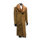 Mens Camel Wool coat And Overcoat With Fur Collar