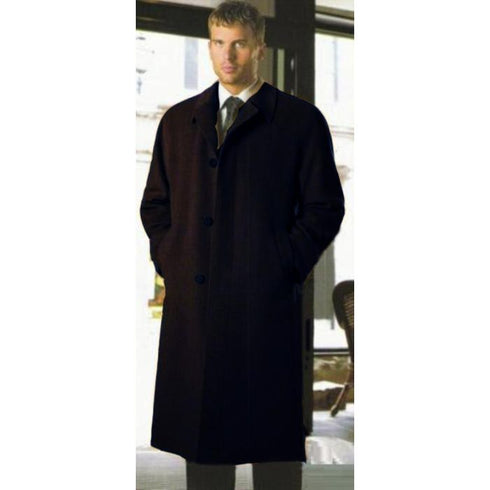 Mens Dress Coat Alberto Nardoni Wool Blend Overcoat