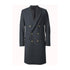 Men’s Charcoal Grey Double Breasted Full Length Overcoat, Formal Winter Dress Coat