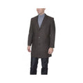 Mens Brown Overcoat - Long Brown Coat - Dark Brown Top coat