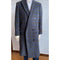 Mens Dark Gray Overcoat Full Length Topcoat