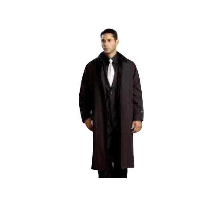 Mens Dark Brown Overcoat - Long Brown Coat - Brown Top coat – OvercoatUSA