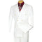 Mens Double Breasted Poplin Dress Blazer in White