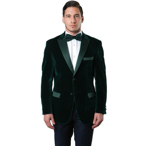 Mens Hunter Green Dinner Jacket - Mens Evening jackets - Tuxedo Dinner Jacket