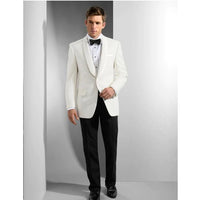 Mens Ivory Traditional Shawl Dinner Jacket - Mens Evening jackets - Tuxedo Dinner Jacket
