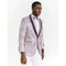 Mens Ivory Purple Floral Blazer