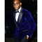 Mens Navy Velvet Dinner Jacket - Mens Evening jackets - Tuxedo Dinner Jacket