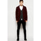 Mens Petticoat - Wool Petty Coat - Burgundy ~Wine Petticoat Jacket