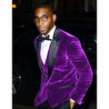 Mens Purple Velvet Dinner Jacket - Mens Evening jackets - Tuxedo Dinner Jacket