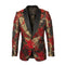 Mens Red and Gold Dinner Jacket - Mens Evening jackets - Tuxedo Dinner Jacket