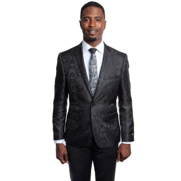 Mens Slim Fit Black Wool Dinner Jacket - Mens Evening jackets - Tuxedo Dinner Jacket