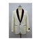 Mens Ivory ~ Burgundy Dinner Jacket And Two Toned