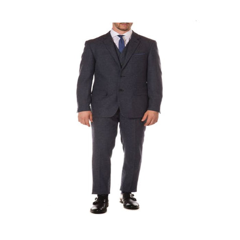 Navy Slim Fit Peak Blinder Custom Vested Suit