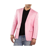 Alberto Nardoni One Ticket Pocket Pink Linen Blazer