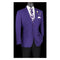 Purple Plaid Blazer - Mens Purple Windowpane Sportcoat