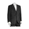 Mens Microsuede Black Classic Fit Two Button Blazer