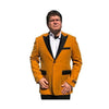 Alberto Nardoni White/Gold Notch Lapel Champagne Blazer