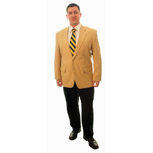 Mens Single Breasted Two Button Solid Camel Blazers Sale