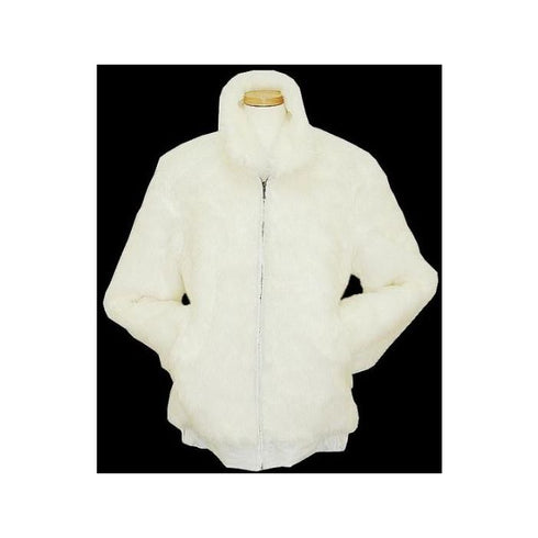 Mens White Faux Fur Bomber Big And Tall Bomber Jacket